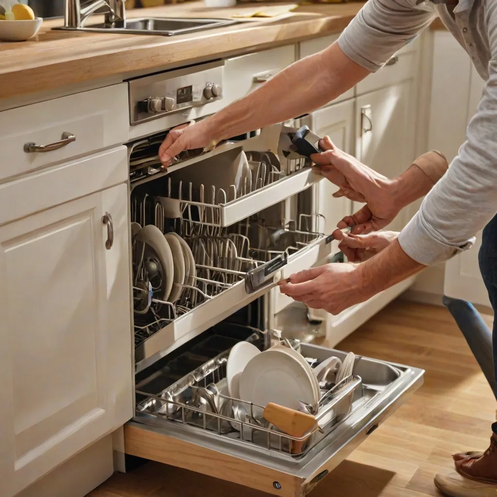 Jak bezpiecznie wyciągnąć zmywarkę z zabudowy krok po kroku?