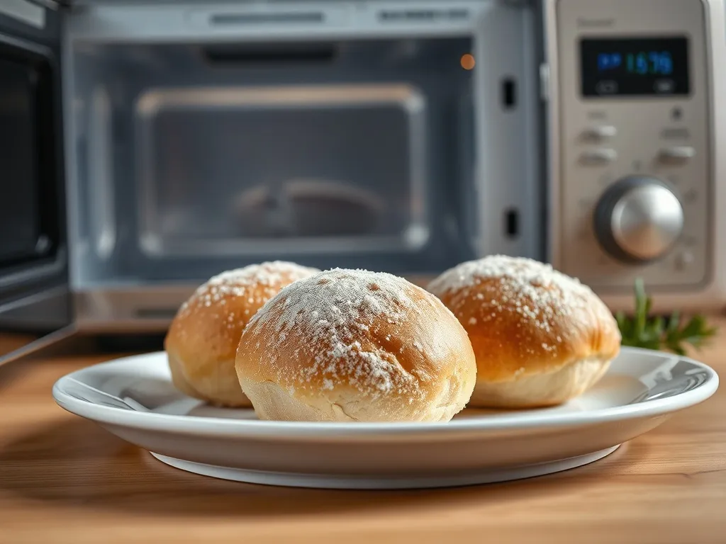 Jak rozmrozić bułki w mikrofalówce?