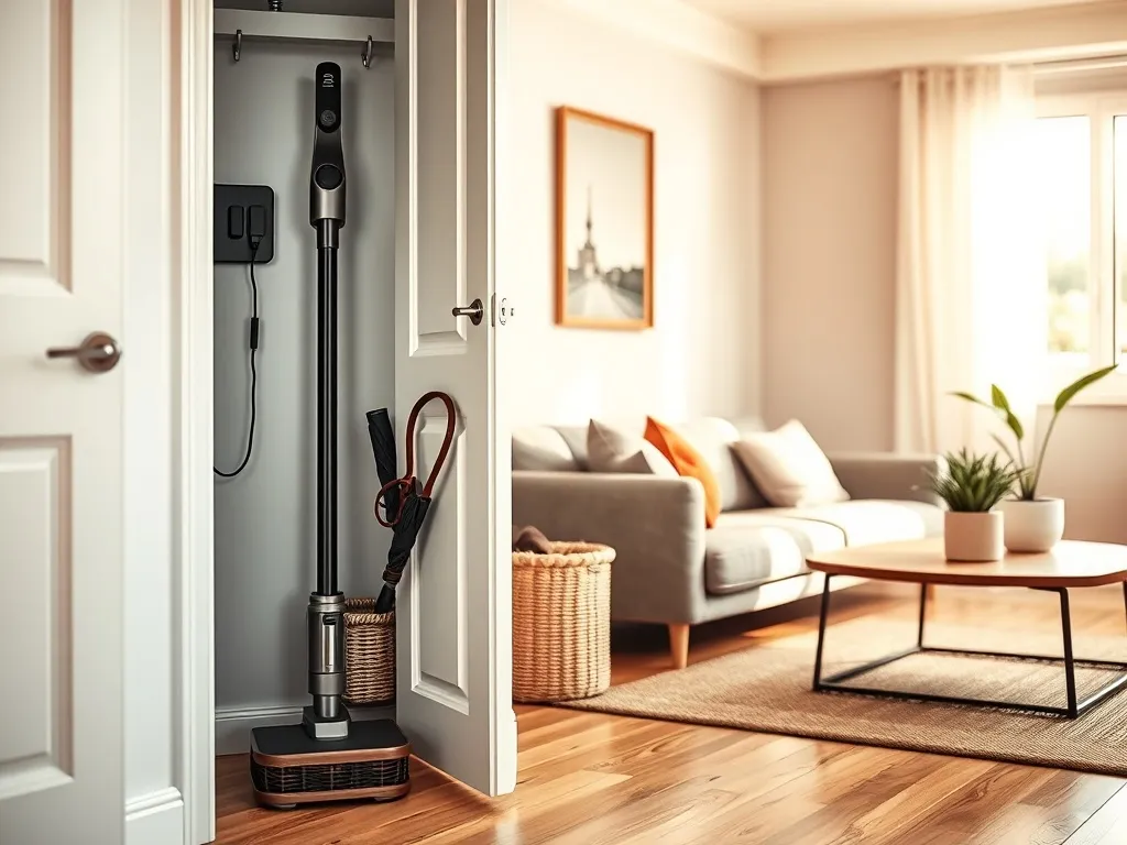Gdzie schować odkurzacz w małym mieszkaniu?