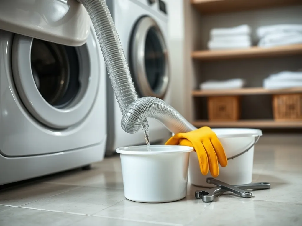 Jak spuścić wodę z pralki?