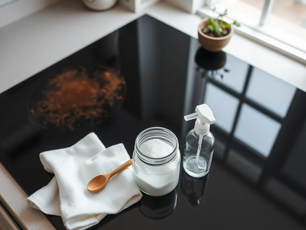 Czym wyczyścić płytę indukcyjną po przypaleniu?