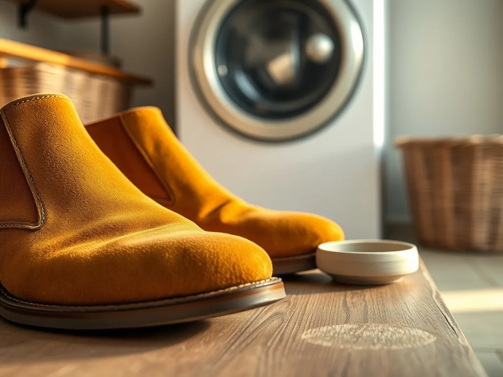 Czy buty zamszowe można prać w pralce?