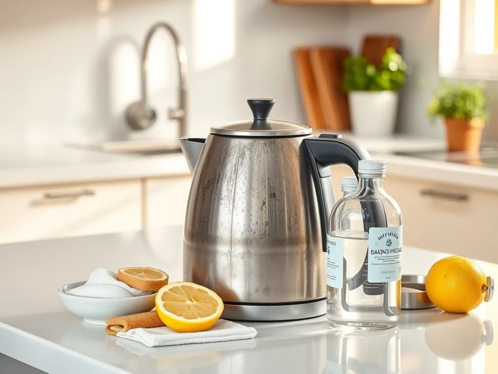 Jak wyczyścić przypalony czajnik z zewnątrz?