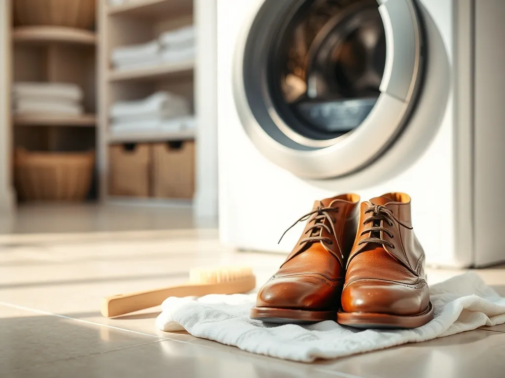 Czy skórzane buty można prać w pralce?