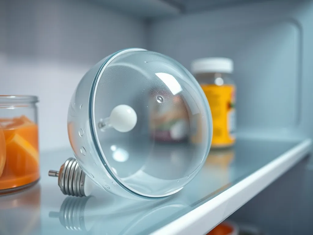 Jak zdjąć osłonę żarówki w lodówce Amica?