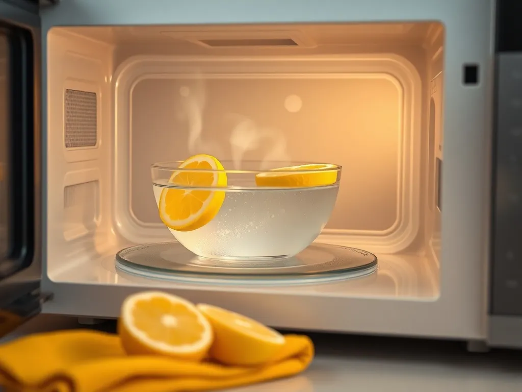 Jak wyczyścić mikrofalówkę cytryną?