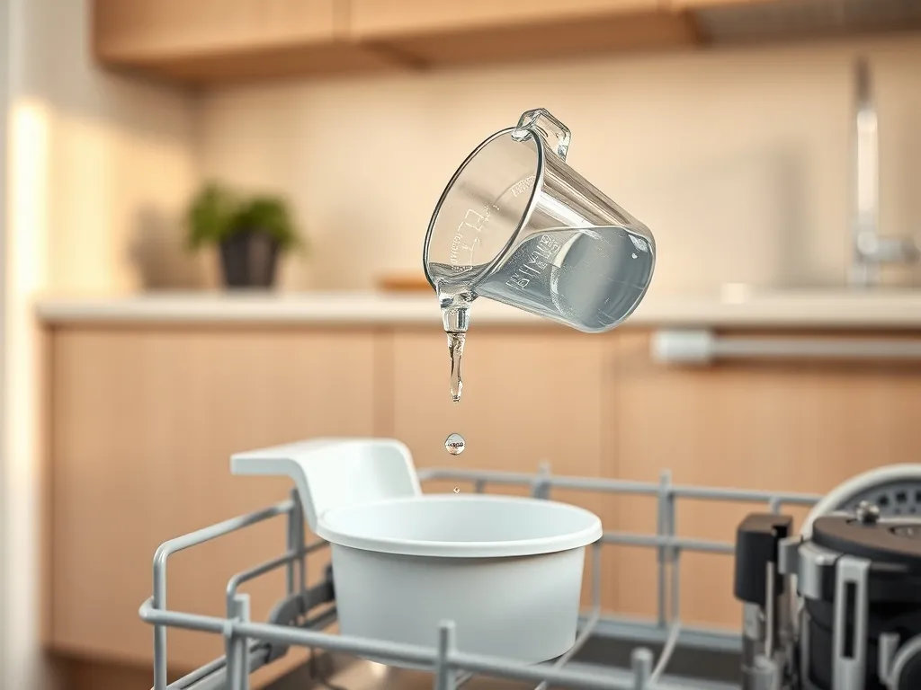 Gdzie wlać ocet do zmywarki?