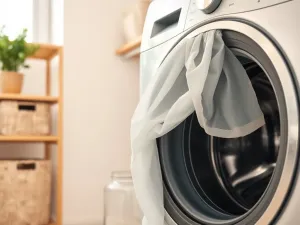 Pranie firanek w pralce: jaki program wybrać?