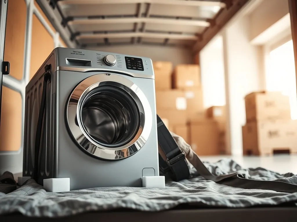 Czy pralkę można przewozić na leżąco?