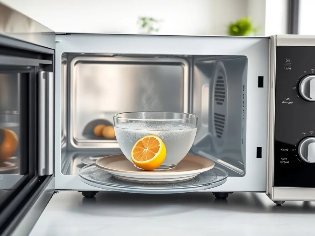 Jak wyczyścić mikrofalówkę octem?