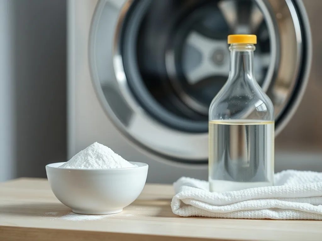 Jak wyczyścić pralkę sodą i octem?