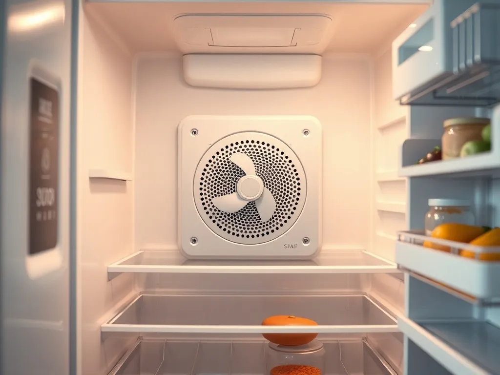Gdzie jest wentylator w lodówce?