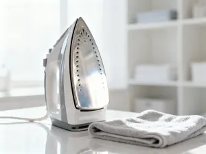 Miska kolorowej zupy warzywnej obok tabletu z interfejsem przepisu, prezentująca nowoczesne gotowanie z Thermomixem.