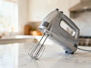 Gładka, rozpuszczona ciemna czekolada w misie miksującej urządzenia Thermomix. Idealnie aksamitna konsystencja masy.